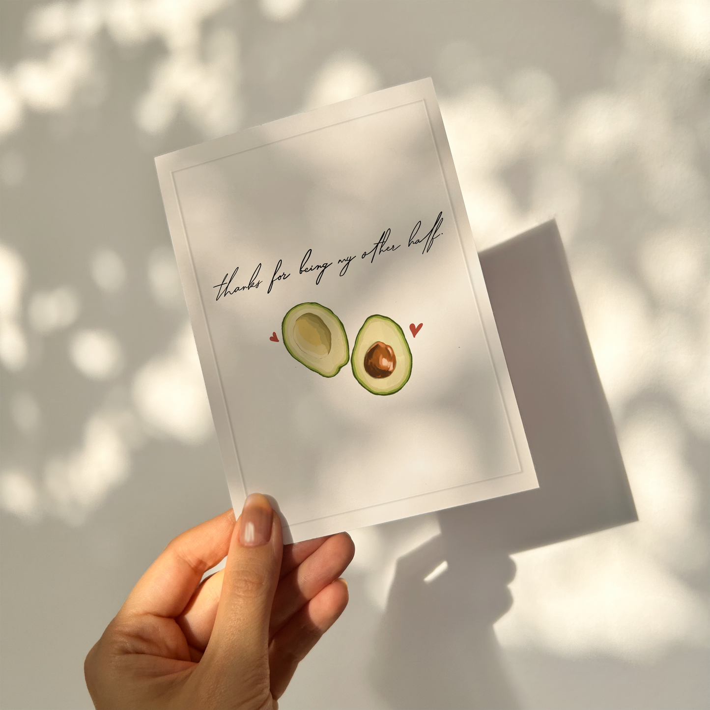 Thanks for being my other half | Greeting Card