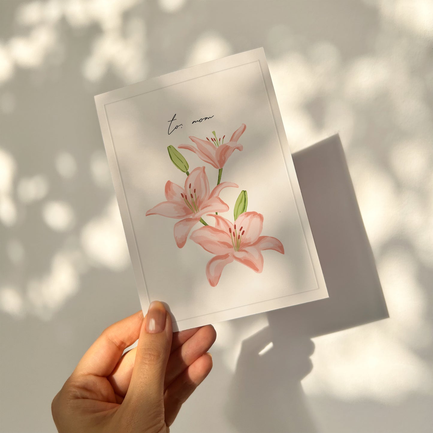 To: Mom | Greeting Card