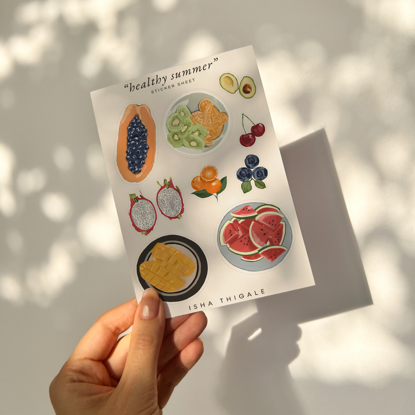 Healthy Summer | Deco Sticker Sheet