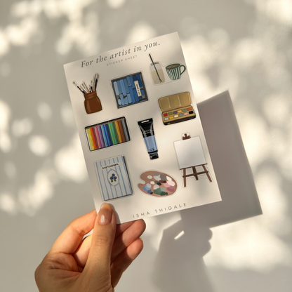 For the artist in you | Deco Sticker Sheet