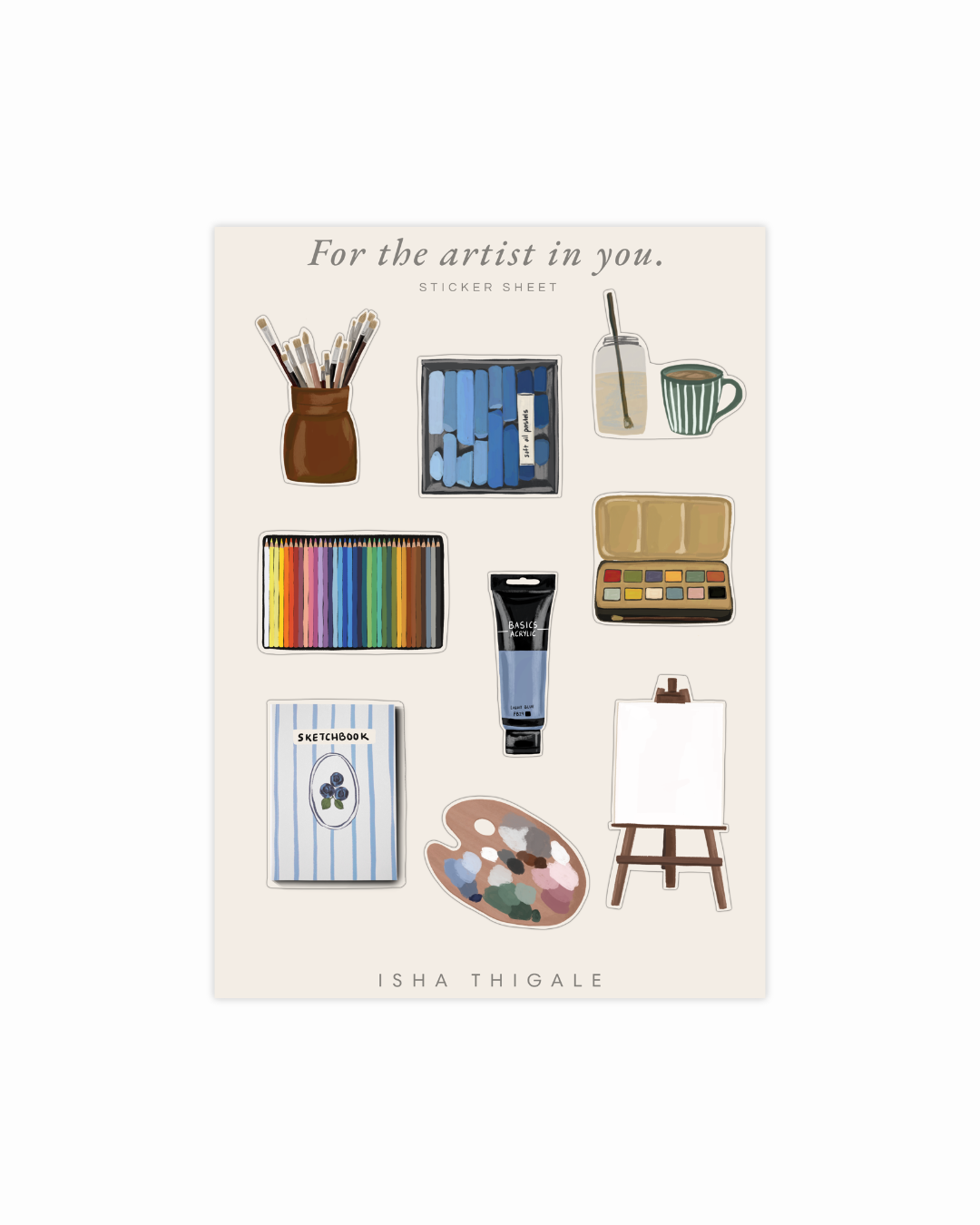 For the artist in you | Deco Sticker Sheet