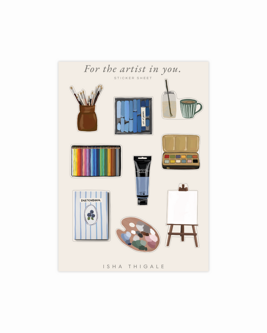 For the artist in you | Deco Sticker Sheet