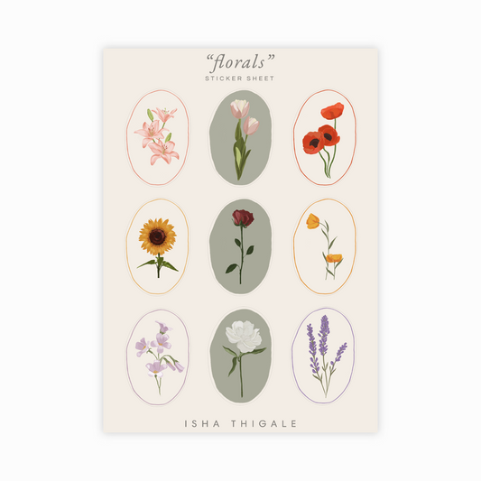 Florals | Sticker Sheet