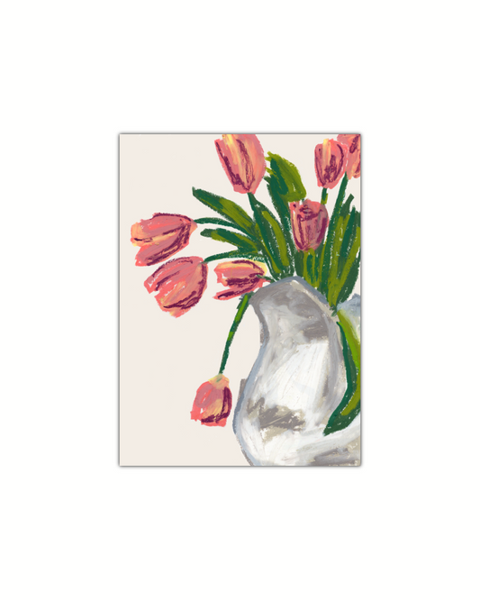 Flower Vase | Postcard