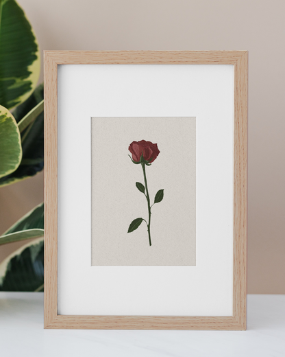 Vintage rose | Wall Art