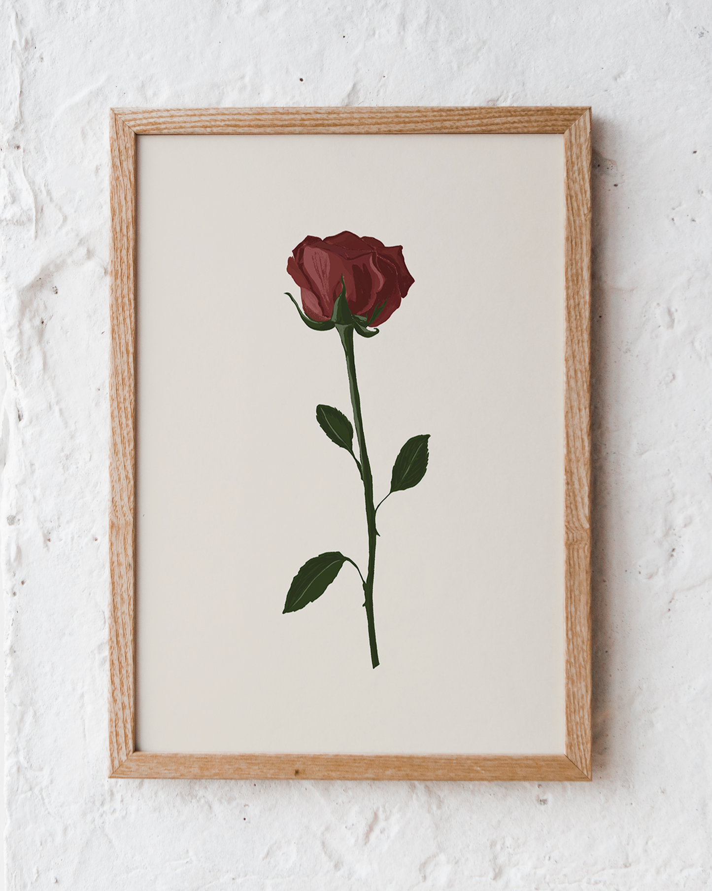 Vintage rose | Wall Art