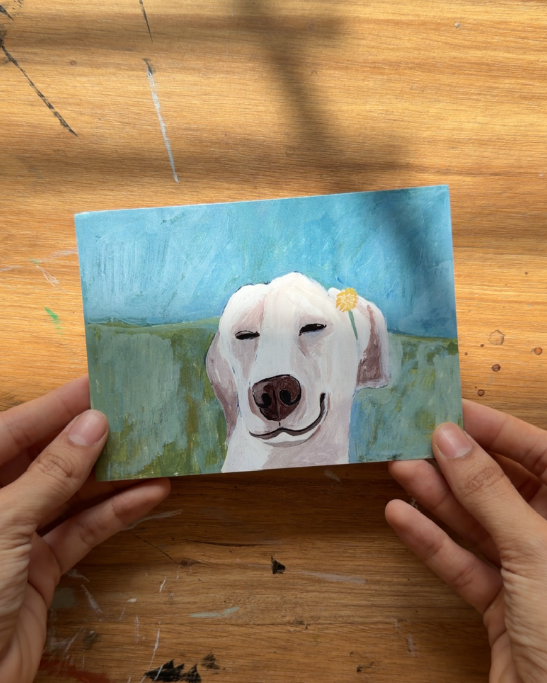 Happy Dog | Postcard