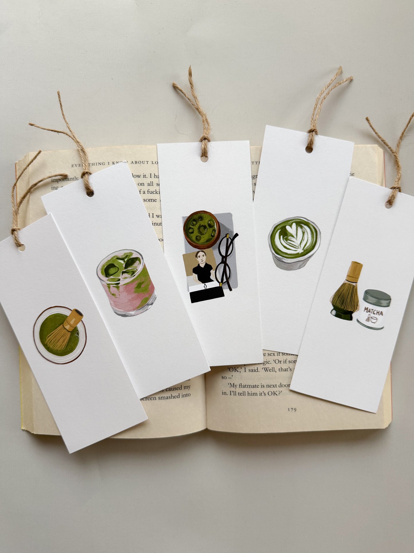 Matcha | Bookmarks (Set of 5)