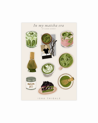 Matcha | Deco Sticker Sheet
