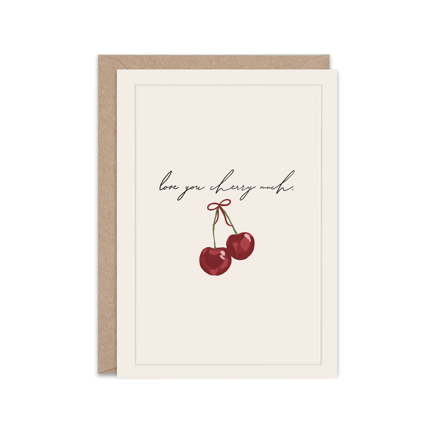 Love you cherry much | Greeting Card