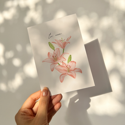 To: Mom | Greeting Card