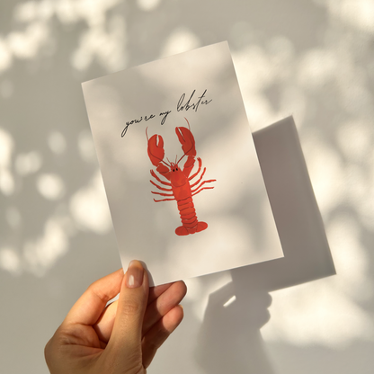 You're my lobster | Greeting Card
