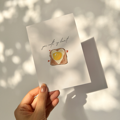 You melt my heart | Greeting Card