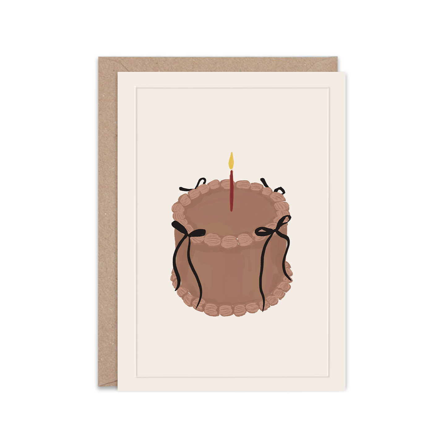 Mocha cake | Greeting Card