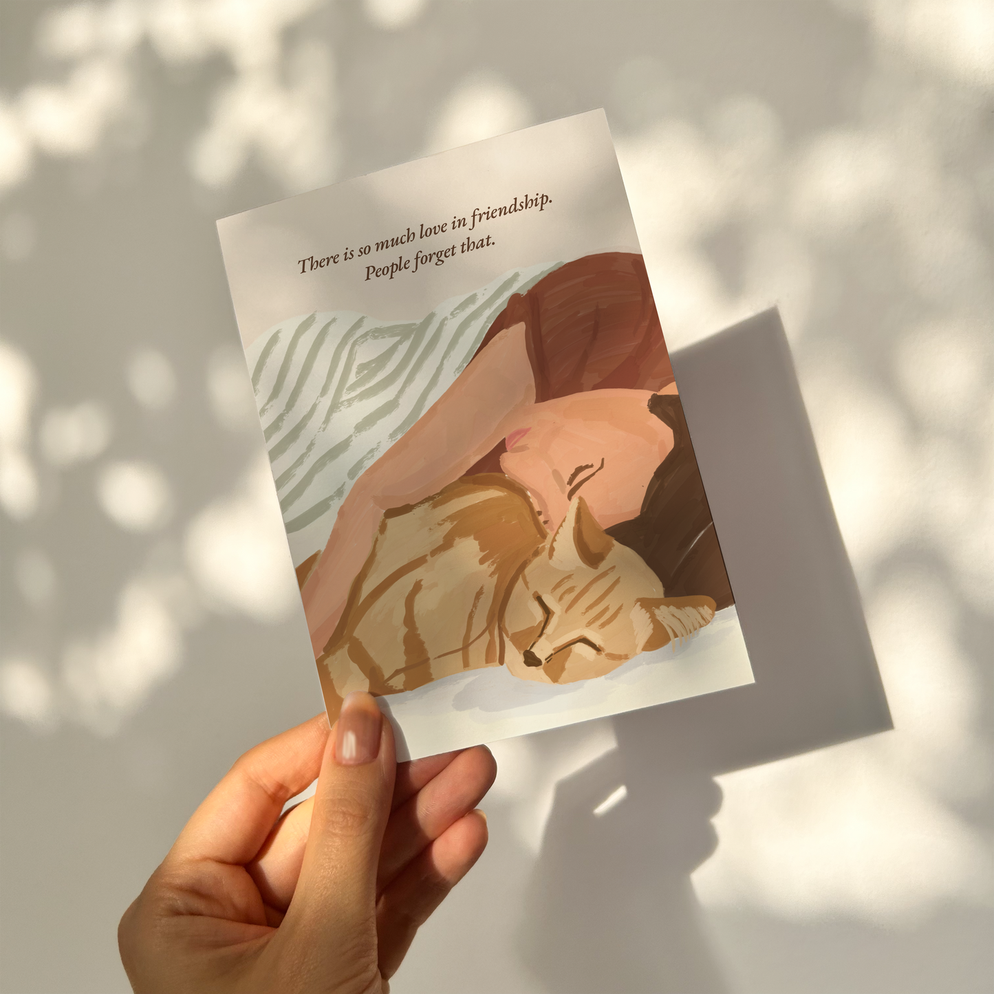 There is so much love in friendship | Greeting Card