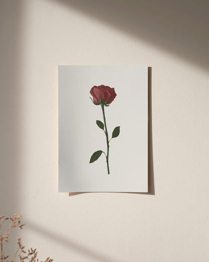 Vintage rose | Wall Art