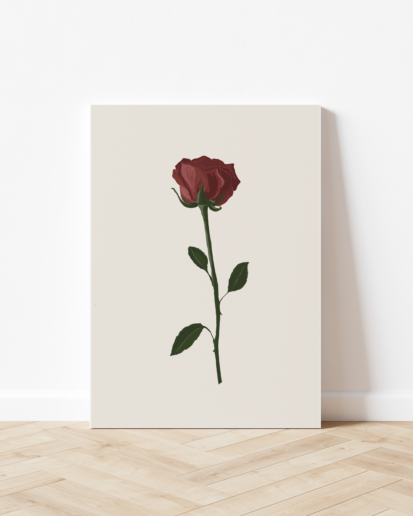 Vintage rose | Wall Art
