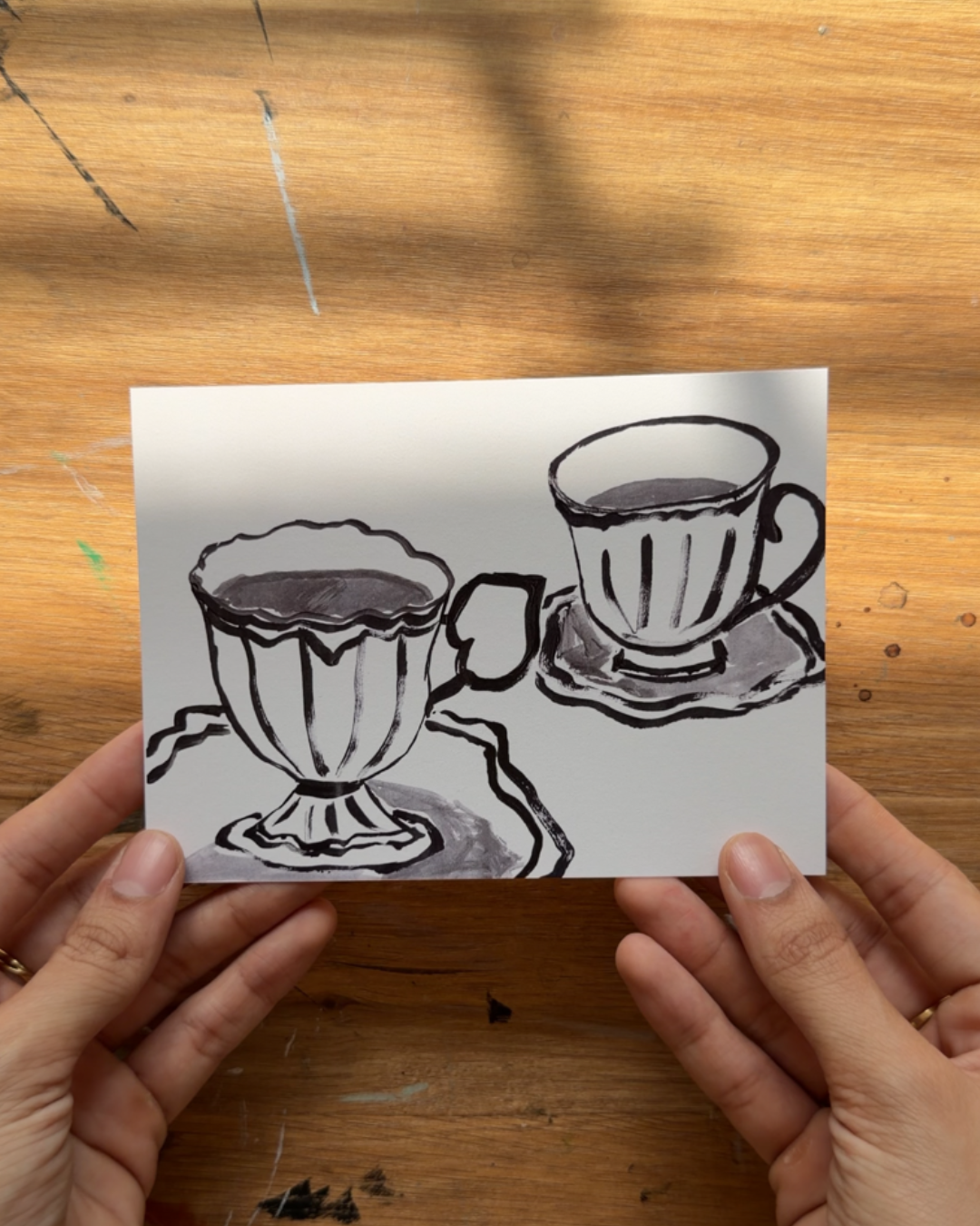 Tea Cups | Postcard