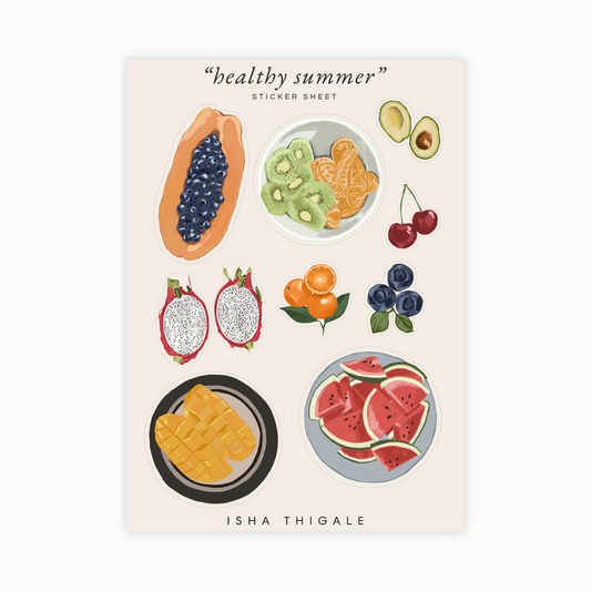 Healthy Summer | Sticker Sheet